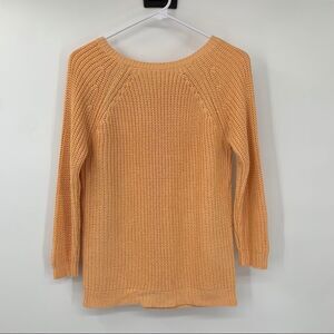Zara Knit Open‎ Back Sweater. Sz Small